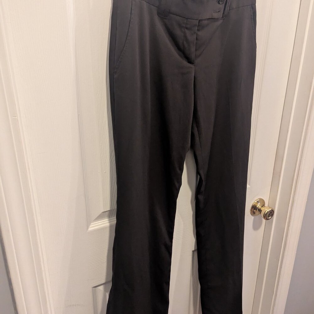 BCBG Max azria dark brown dress slacks - 2 - Picture 2 of 5